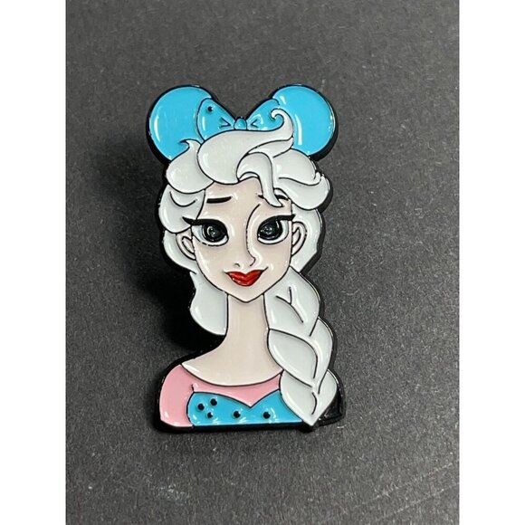 Elsa Frozen Princess Lapel Pin Mouse Ears Jewelry Badge Brooch Pin Accessories - Picture 7 of 9